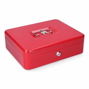 Safe-deposit box Micel CFC09 M13401 Red Steel 30 x 24 x 9 cm 300 x 240 x 90 mm