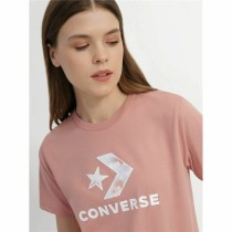 Damen Kurzarm-T-Shirt Converse Seasonal Star Chevron Rosa