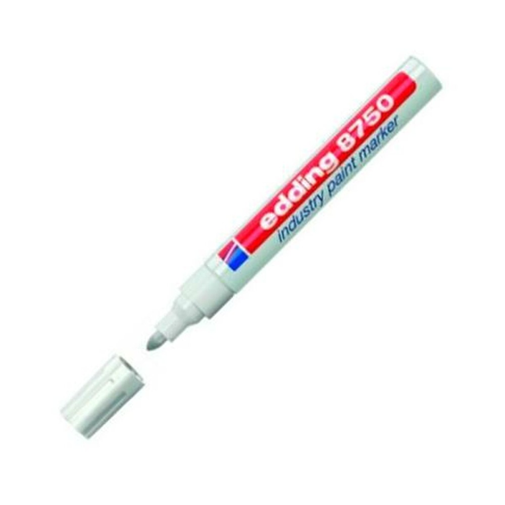 Permanent marker Edding 8750 White 10 Pieces (10 Units)