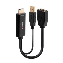 HDMI-zu-DisplayPort-Adapter LINDY 38289 Schwarz