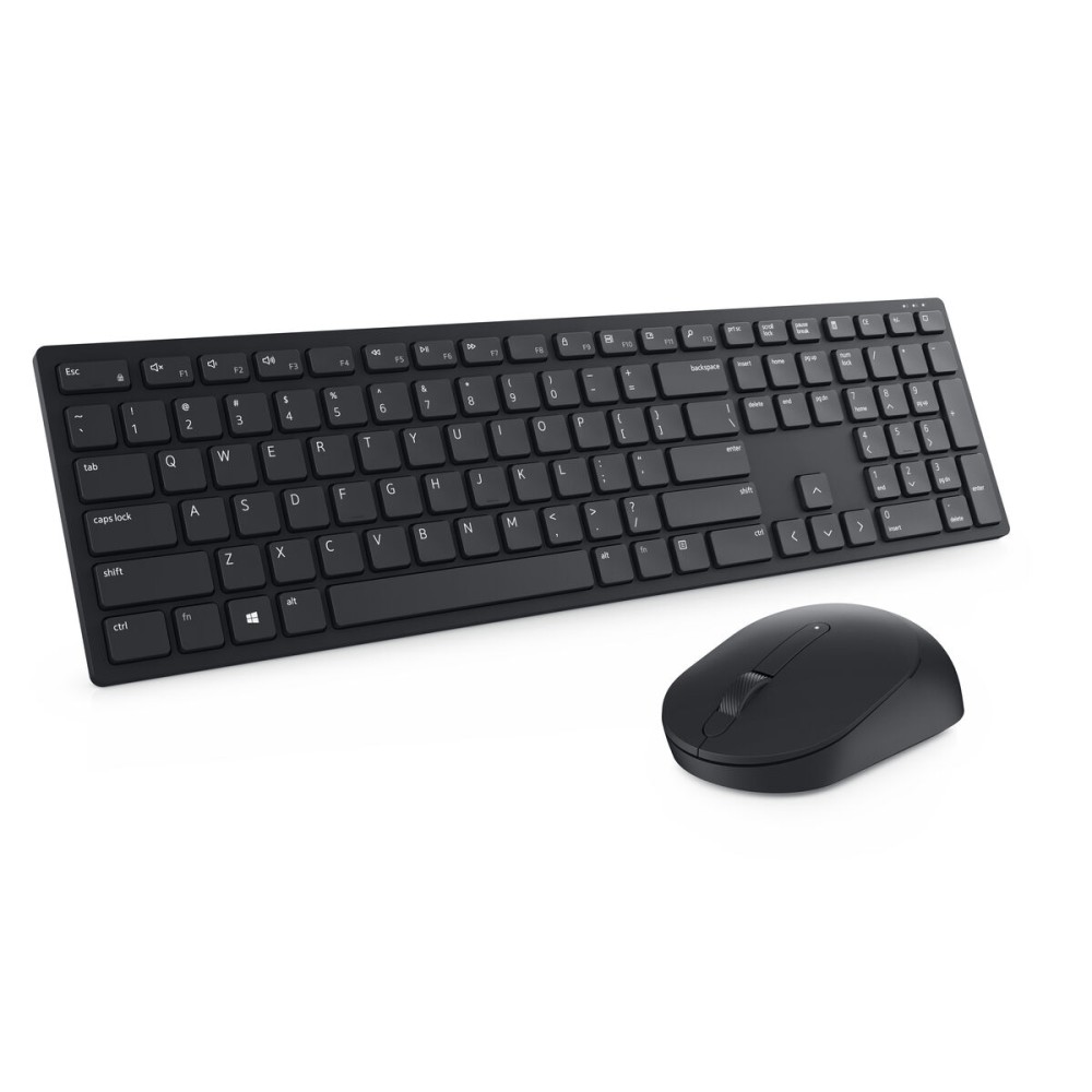 clavier et souris Dell KM5221WBKB-SPN Noir Espagnol Qwerty