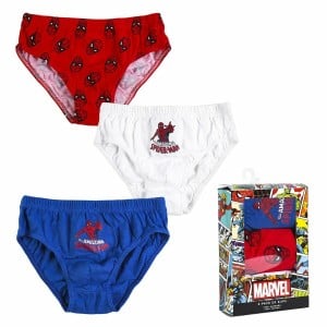 Lot de slips Spider-Man 3 Unités Multicouleur