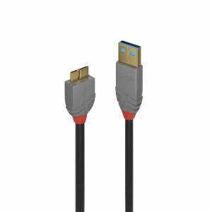 USB Cable to micro USB LINDY 36766 Black 1 m