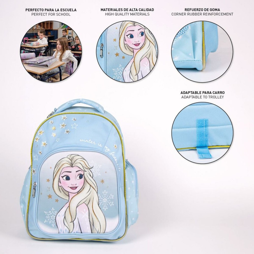 Cartable Frozen Bleu