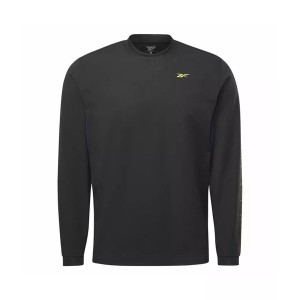 Men’s Long Sleeve T-Shirt Reebok Les Mills Black