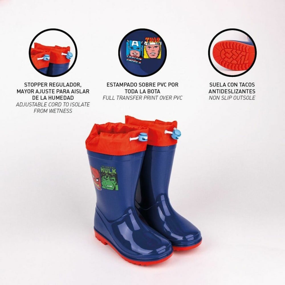 Bottes en Caoutchouc pour Enfants Marvel Bleu