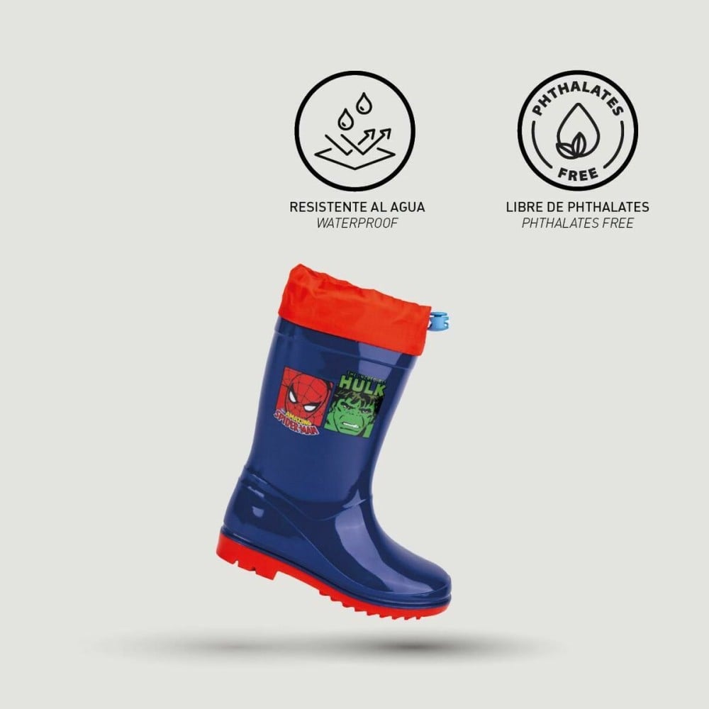 Bottes en Caoutchouc pour Enfants Marvel Bleu