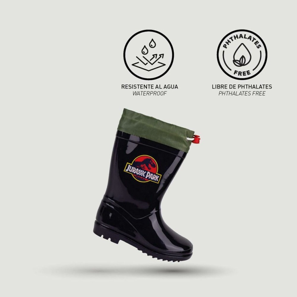 Kinder Gummistiefel Jurassic Park Blau