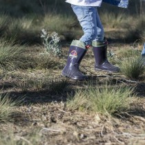 Kinder Gummistiefel Jurassic Park Blau