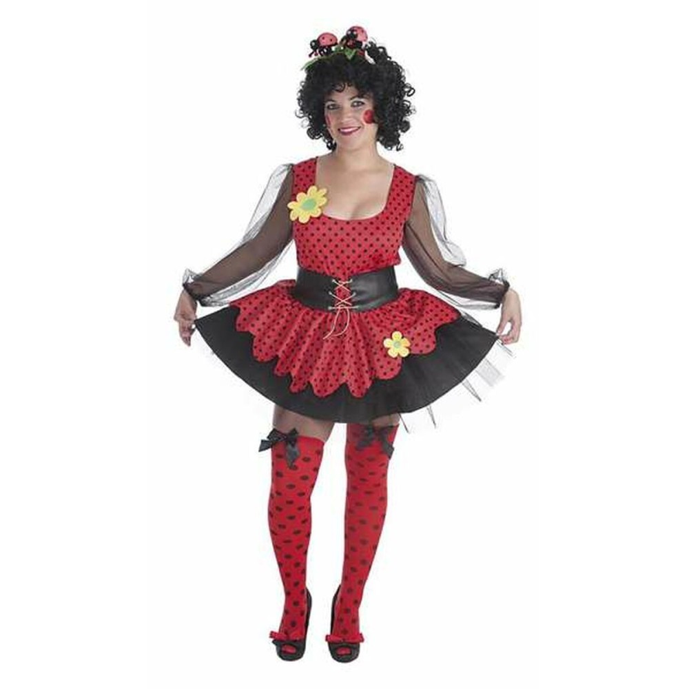 Costume for Adults Ladybird M/L (4 Pieces)