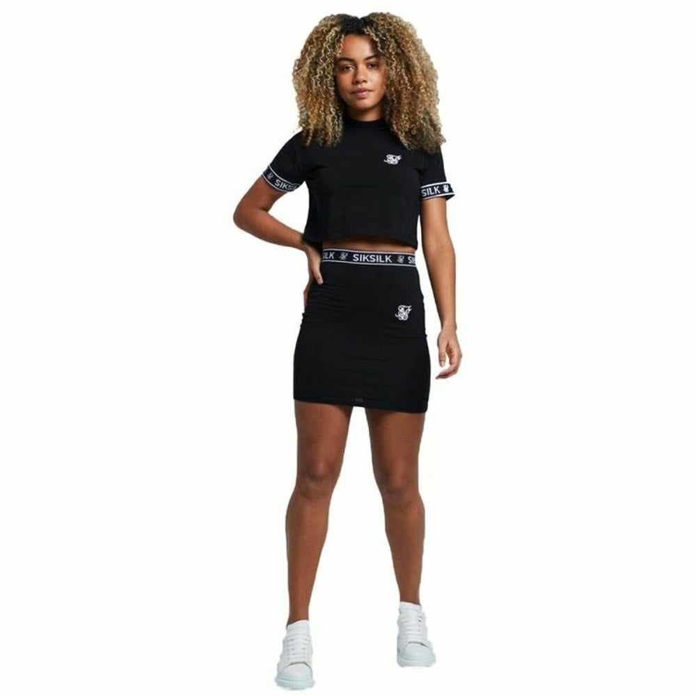 jupe de tennis SikSilk Elastic Noir (36)