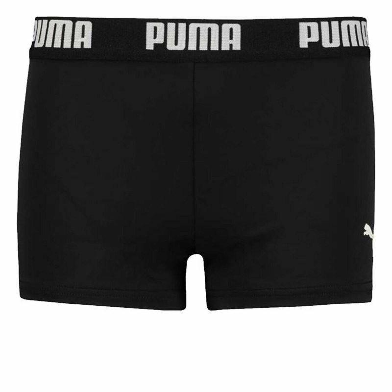 Boys Swim Shorts Puma Swim Logo Black