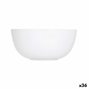 Schale Luminarc Diwali Weiß Glas 12 cm (36 Stück)