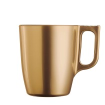 Mug Luminarc Flashy Golden Glass 250 ml (6 Units)