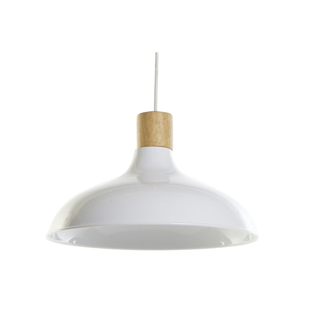 Ceiling Light DKD Home Decor White Brown Metal Pinewood 50 W 35,5 x 35,5 x 21 cm