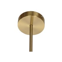 Deckenlampe DKD Home Decor 64 x 64 x 64 cm Kristall Gold Metall Weiß 50 W