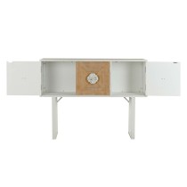 Console DKD Home Decor Blanc Métal Sapin 120 x 35 x 90 cm