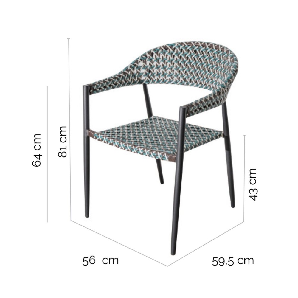 Garden chair Nadia Aluminium