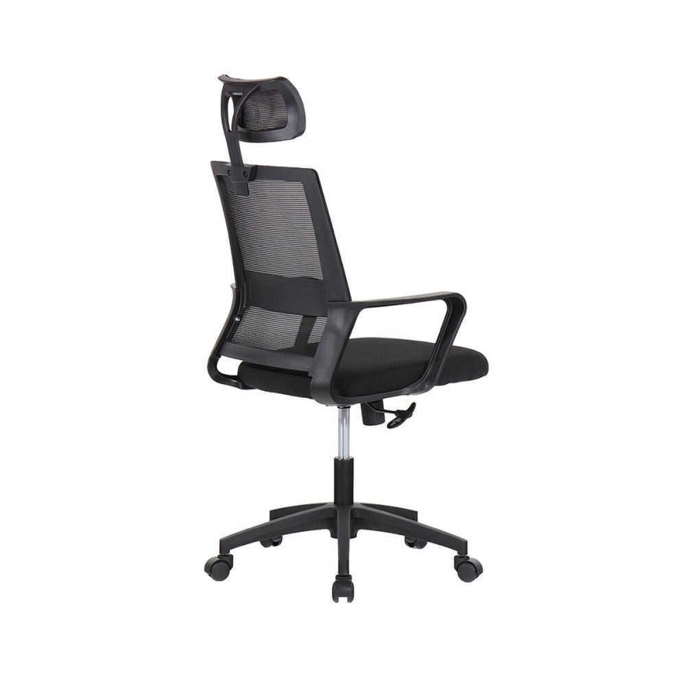 Chaise de Bureau EDM 75189 Noir Ergonomique