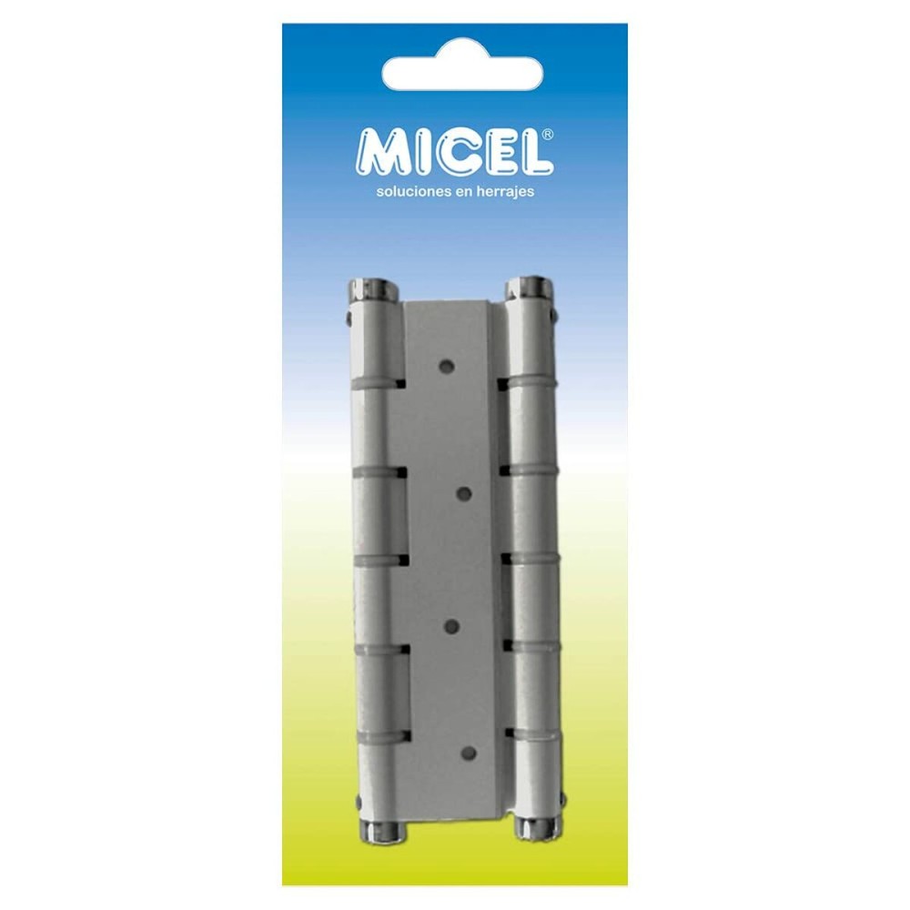 Charnière Micel BS10 M57004 Argenté Aluminium 180 x 33 mm Double action