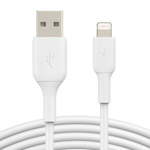 USB auf Lightning Verbindungskabel Belkin CAA001BT2MWH 2 m Weiß