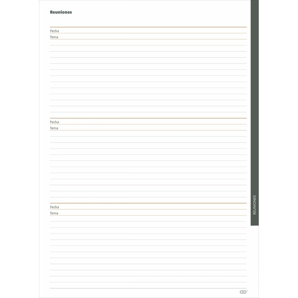 Agenda Additio Global Enseignant 24 x 32 cm