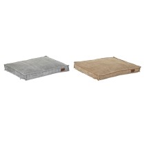 Pet bed DKD Home Decor 70 x 57 x 10 cm Grey Camel 2 Units