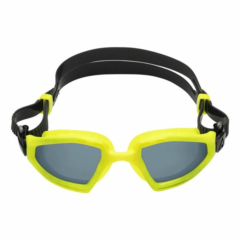 Adult Swimming Goggles Aqua Sphere Kayenne Pro Dark Yellow Black One size