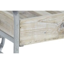 Table d'appoint DKD Home Decor Gris Naturel Métal Sapin Bois d'épicéa 110 x 67 x 46 cm