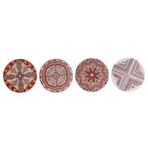 Coasters DKD Home Decor 10,8 x 10,8 x 0,7 cm