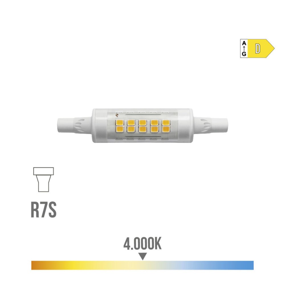 Lampe LED EDM 98989 D 5,5 W 58 W R7s 600 lm Ø 1,5 x 7,8 cm Linéaire (4000 K)