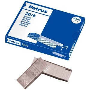 Staples Petrus 26/6 6 mm (20 Units)