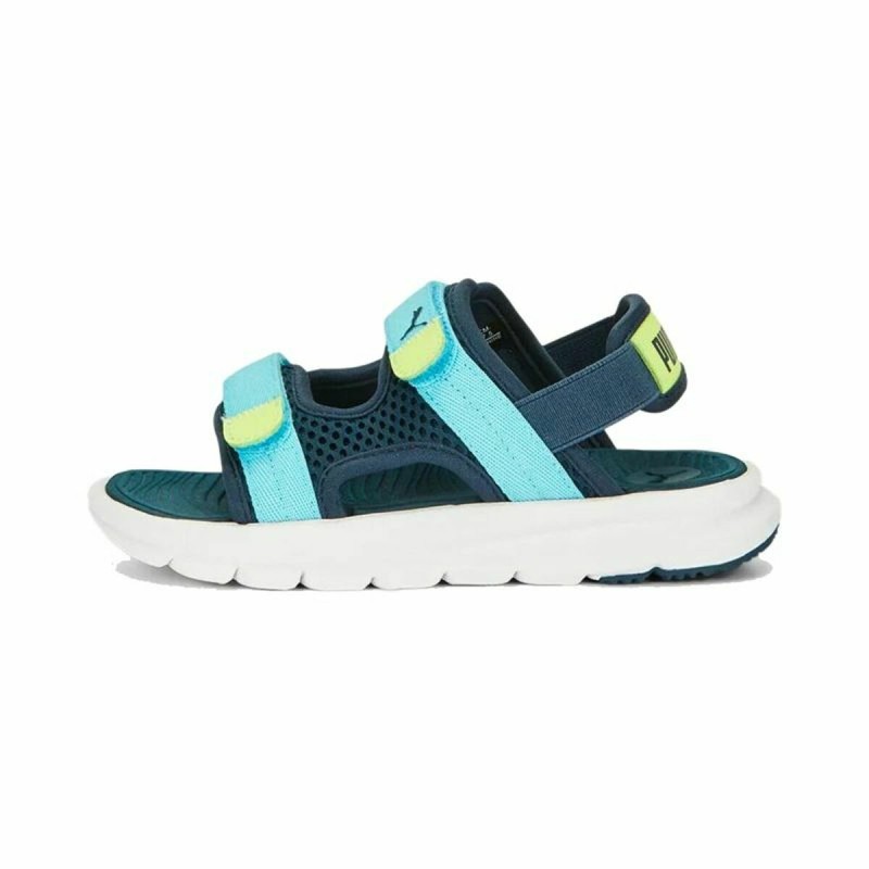 Flip Flops for Children Puma Evolve Blue Water