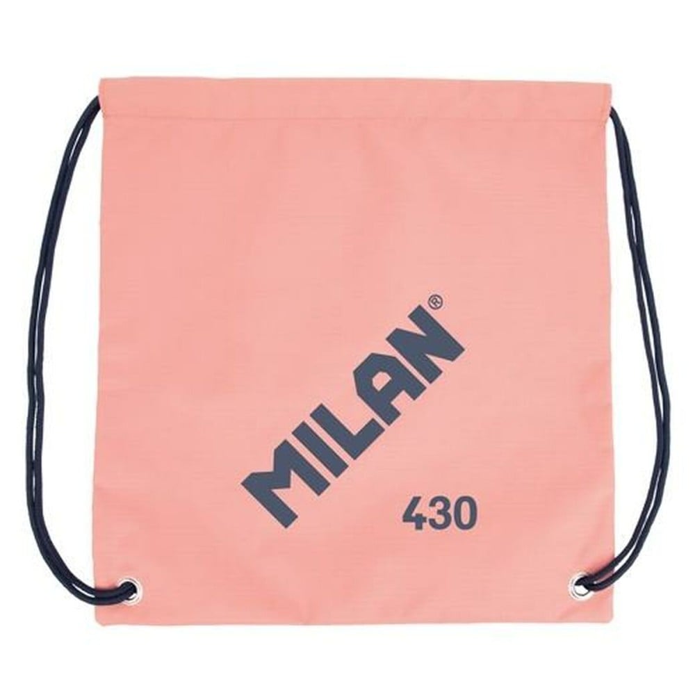 Sac à dos serré par des ficelles Milan Since 1918 Rose 42 x 34 x 0,7 cm