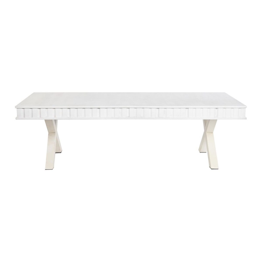 Table Basse DKD Home Decor 140 x 70 x 42 cm Métal Bois de manguier