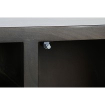 TV-Möbel DKD Home Decor 140 x 40 x 55 cm Schwarz Metall Akazienholz