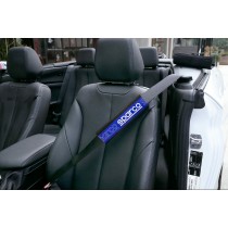 Coussinets de ceinture de sécurité Sparco SPC1208BL Bleu