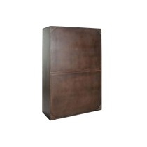 Armoire DKD Home Decor 100 x 40 x 175 cm Noir Métal Acacia