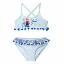 Bas de Bikini Pour Filles Frozen Bleu Bleu clair