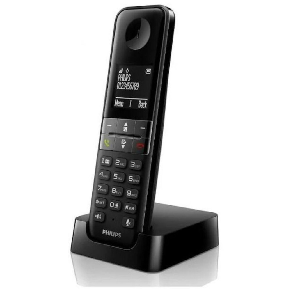 Kabelloses Telefon Philips D4701B/34 Schwarz