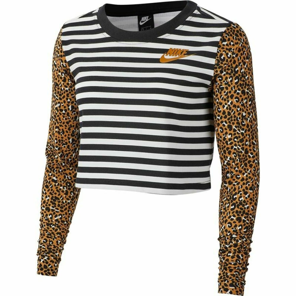 Damen Langarm-T-Shirt Nike Animal Print