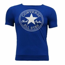 Kurzarm-T-Shirt für Kinder Converse Core Chuck Taylor Patch Blau