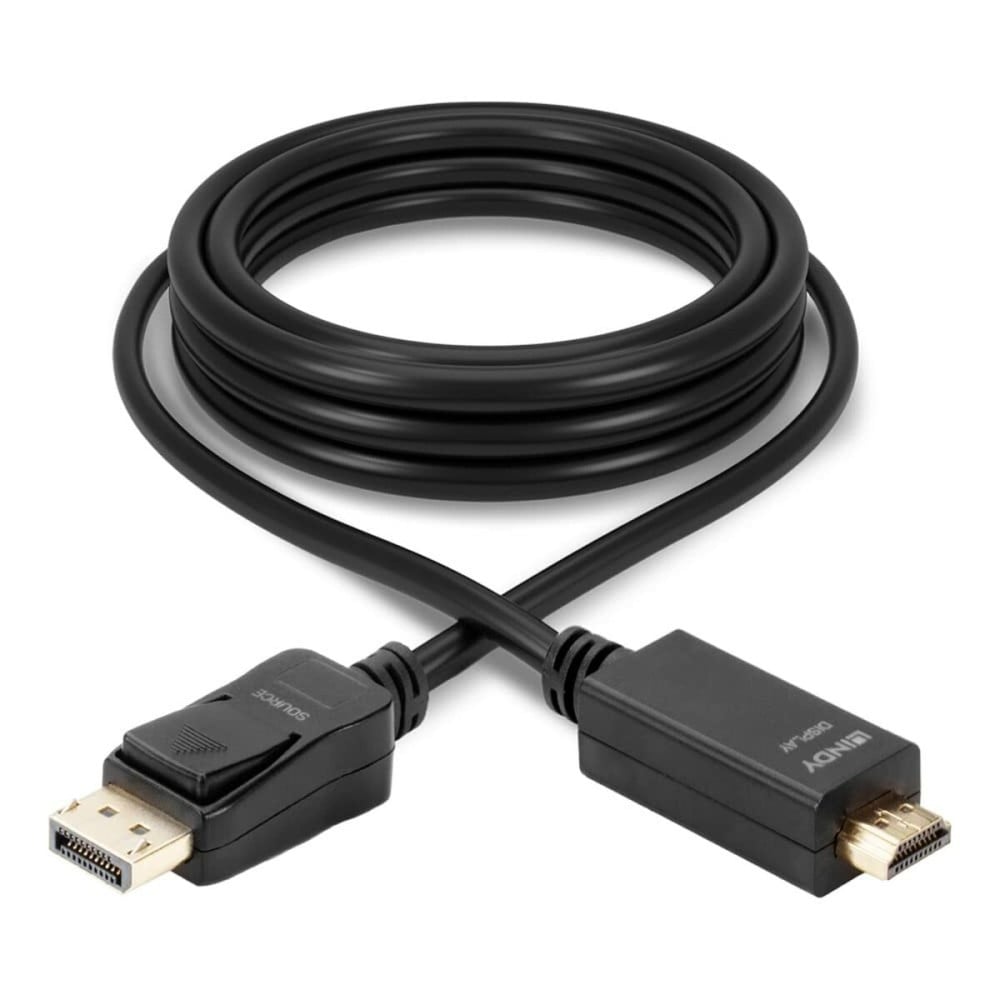 DisplayPort-zu-HDMI-Adapter LINDY 36923 Schwarz