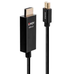 Adaptateur Mini DisplayPort vers HDMI LINDY 40920 Noir 50 cm