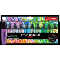 Ensemble de Marqueurs Fluorescents Stabilo Boss Original Arty 10 Pièces Multicouleur