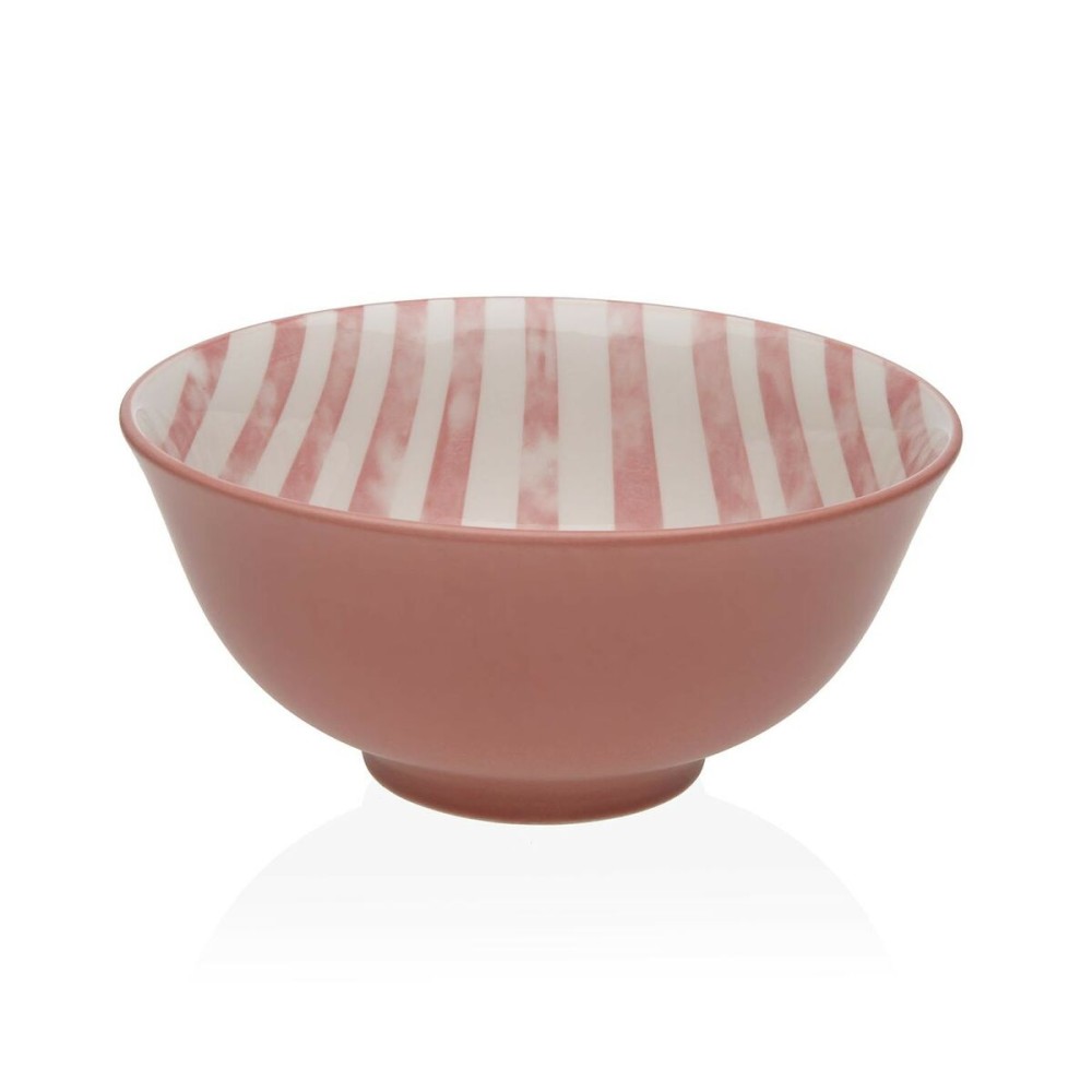 Bol Versa Rose Céramique Porcelaine 15,5 x 7 x 15,5 cm