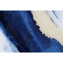 Painting DKD Home Decor 100 x 2,5 x 100 cm Abstract Modern (2 Units)