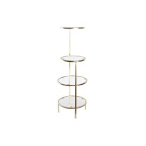 Shelve DKD Home Decor 32,5 x 30 x 86 cm Crystal Golden Metal