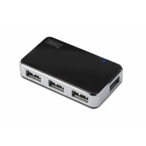 Hub USB Digitus DA-70220 Noir Noir/Gris