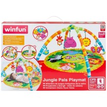 Tapis de jeu Winfun Jungle Tissu (4 Unités)